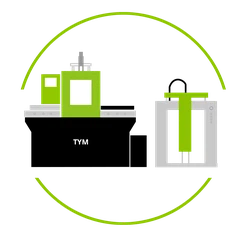 Függőleges fröccsöntő gépek